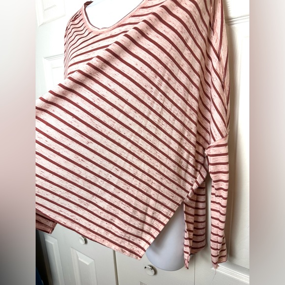 WE THE FREE People Pandoras Box Striped Tee Shirt Top Blouse Oversized Boxy Fit - Picture 5 of 11